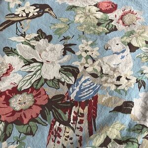 Pottery Barn floral duvet, like new, size full/queen.
